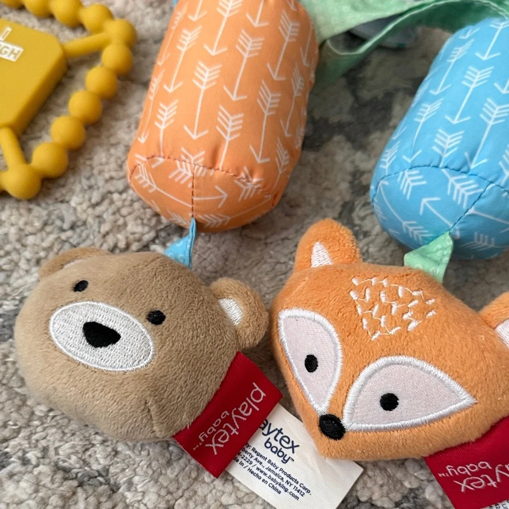 Colorful Animal-Themed Baby Toy Set